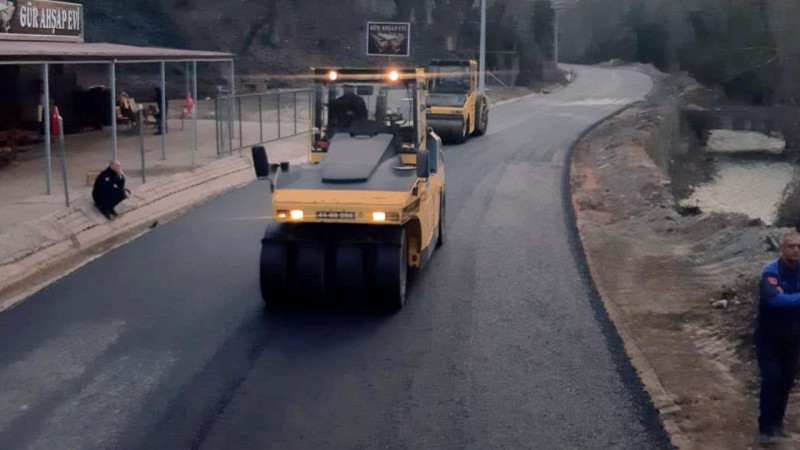 Gölcük Selimiye yolu asfaltlandı