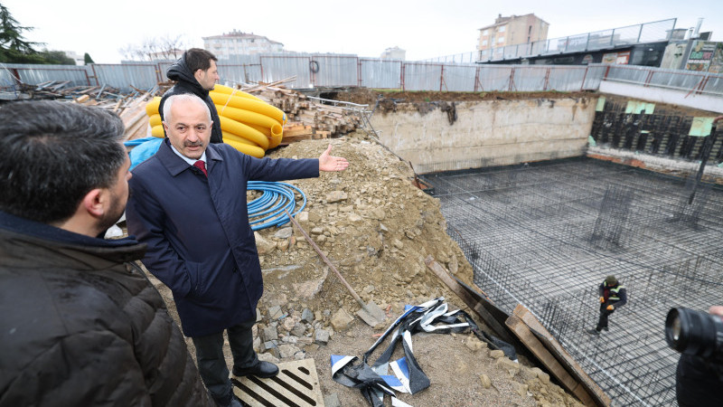 GEBZE'DEKİ ÖNEMLİ PROJEDE İLK BETON ATILDI