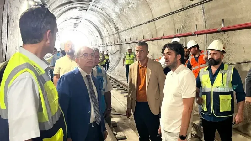 Gebze-Darıca Metro Projesi kapsamında yürütülen çalışma devam ediyor