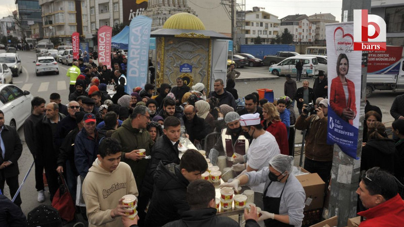 İzmit'ten Darıca'ya yardım Eli