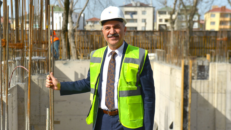 Mesleki Atölye Binasının İnşaatı Tüm Hızıyla Devam Ediyor